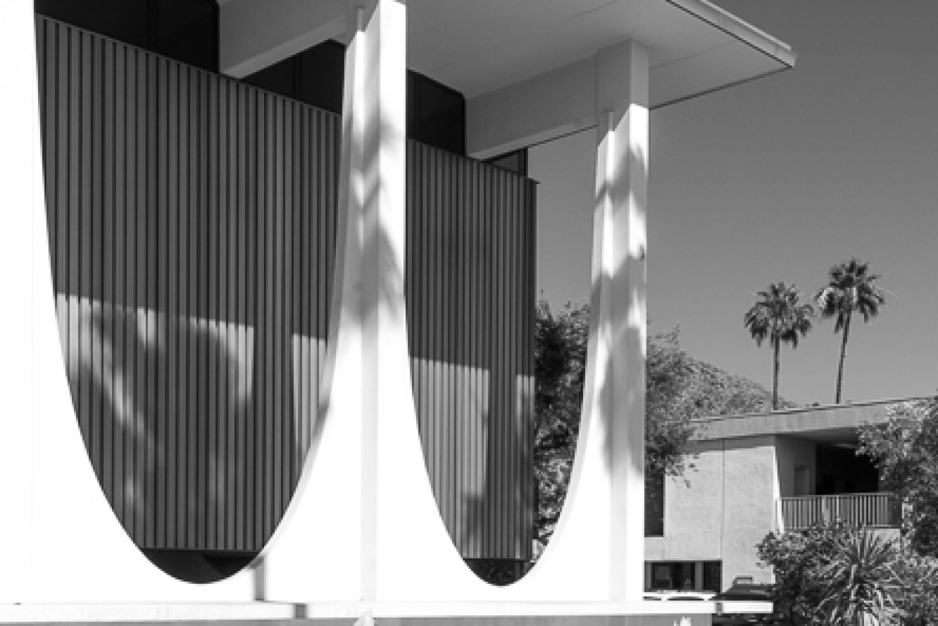 Washington Mutual bank building - downtown Palm Springs was designed by Harry Williams - architectural photography